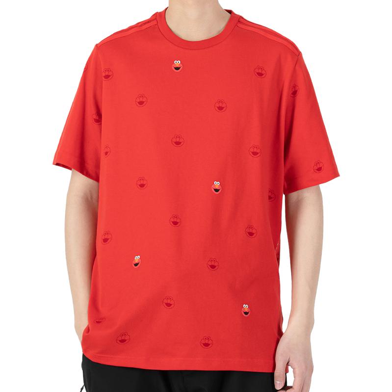 adidas Neo Sesame Street Co Branded Collection T Shirt Men's Red HD7286