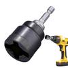 Scissor Jack Drill Adapter Rv Stabilizer Jack Socket Rust-Resistant Converter Tool Change Attachment Accessories for Auto Repair