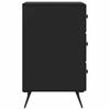 Nightstand Black 43 x 41 x 66.5 cm Particleboard