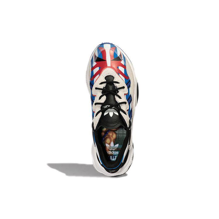 Adidas BAIT x Street Fighter x Ozweego E. Honda Unisex Sneakers White Blue Bright-Blue FY5364