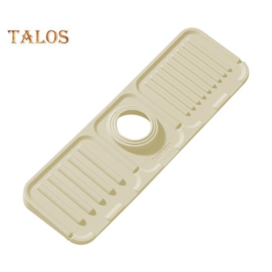 Silikonová podložka pod kohoutek Rychleschnoucí podložka s integrovaným odkapávacím táckem Snadno čistitelná ochrana proti stříkající vodě pro organizér do koupelny a kuchyně