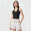 2025 Spring and Summer New Nude Feel H-Shaped Beauty Back Sports Vest Female Outwear Casual All-Matching Short Fitness Yoga Wear