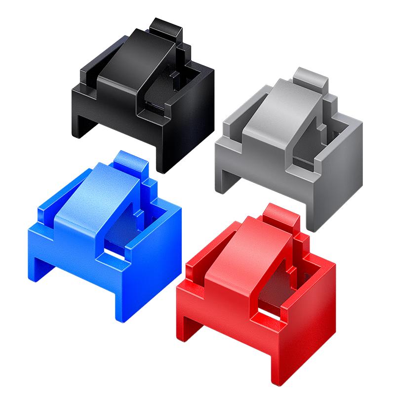 Замки безопасности AMPCOM для портов USB и RJ45 для предприятий 10 Locks + 1 Key