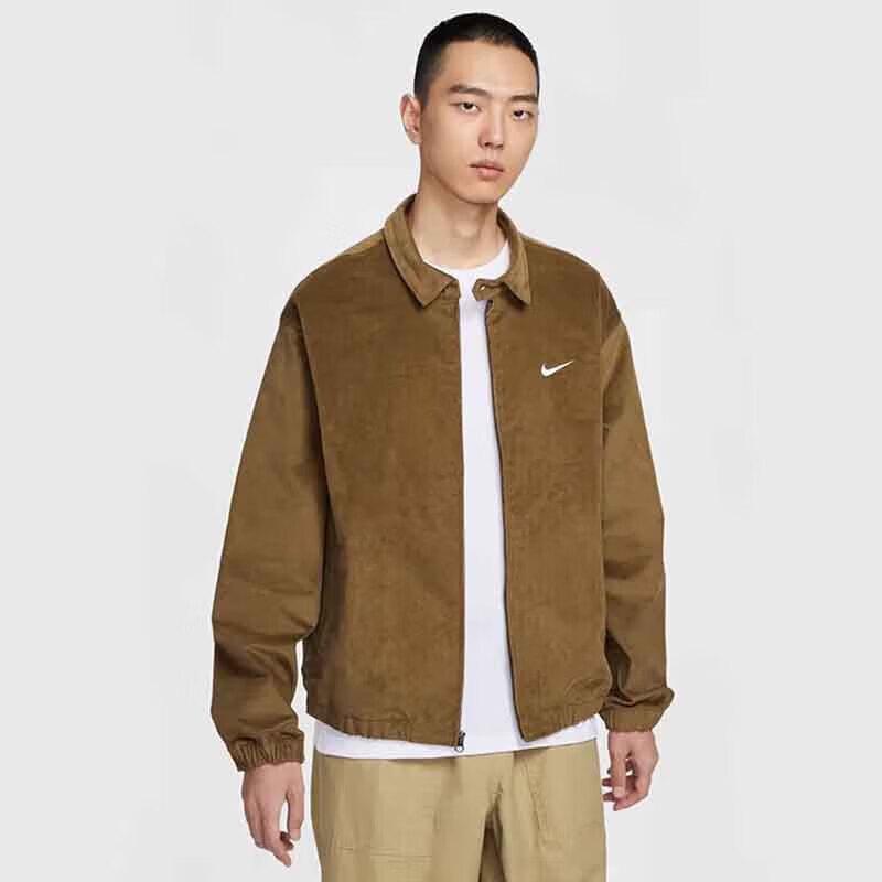 NIKE Men s Casual Embroidered Collar Sports Jacket L