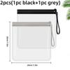 1/2/4pcs Luggage Transparent Travel Use Leakproof Flight Make Up Waterproof For Women Reusable Airport Security Storage bag