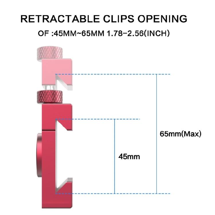 Tennis Practice Smartphones Mount Base Aluminum Alloy Holder Bracket Fit Various Phones for Better Skill Development