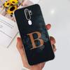For Oppo A9 (2020) A5 (2020) Case Fashion Letter Soft Silicone TPU Cover For Oppo A9 A5 2020 Transparent Shockproof Phone Bumper