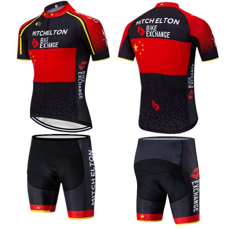 Mens Womens Cycling Jersey Set Short Sleeve Breathable Road Bike Apparel Performance Wear XXS белый