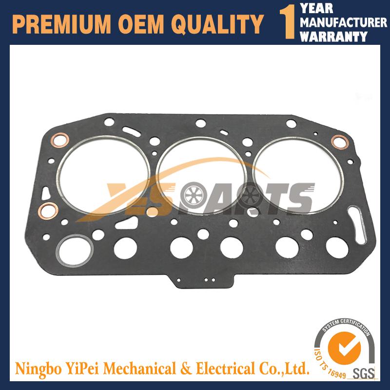 Engine Cylinder Head Gasket for Yanmar 3TNV70 3D70E Mini Excavator Loader Generator