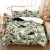 3D Digital Printing Kit Home Textile Quilt Cover Bed Sheet Bedding Three-Piece Set