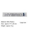 3D Premium ABS HYBRID Letter Sticker Tail Bumper Badge Auto Rear Trunk Emblem Accessories