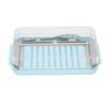 2 in 1 Design Butter Slicer Cutter Transparent Cover Butter Dispenser Slicer  Kitchen Countertop