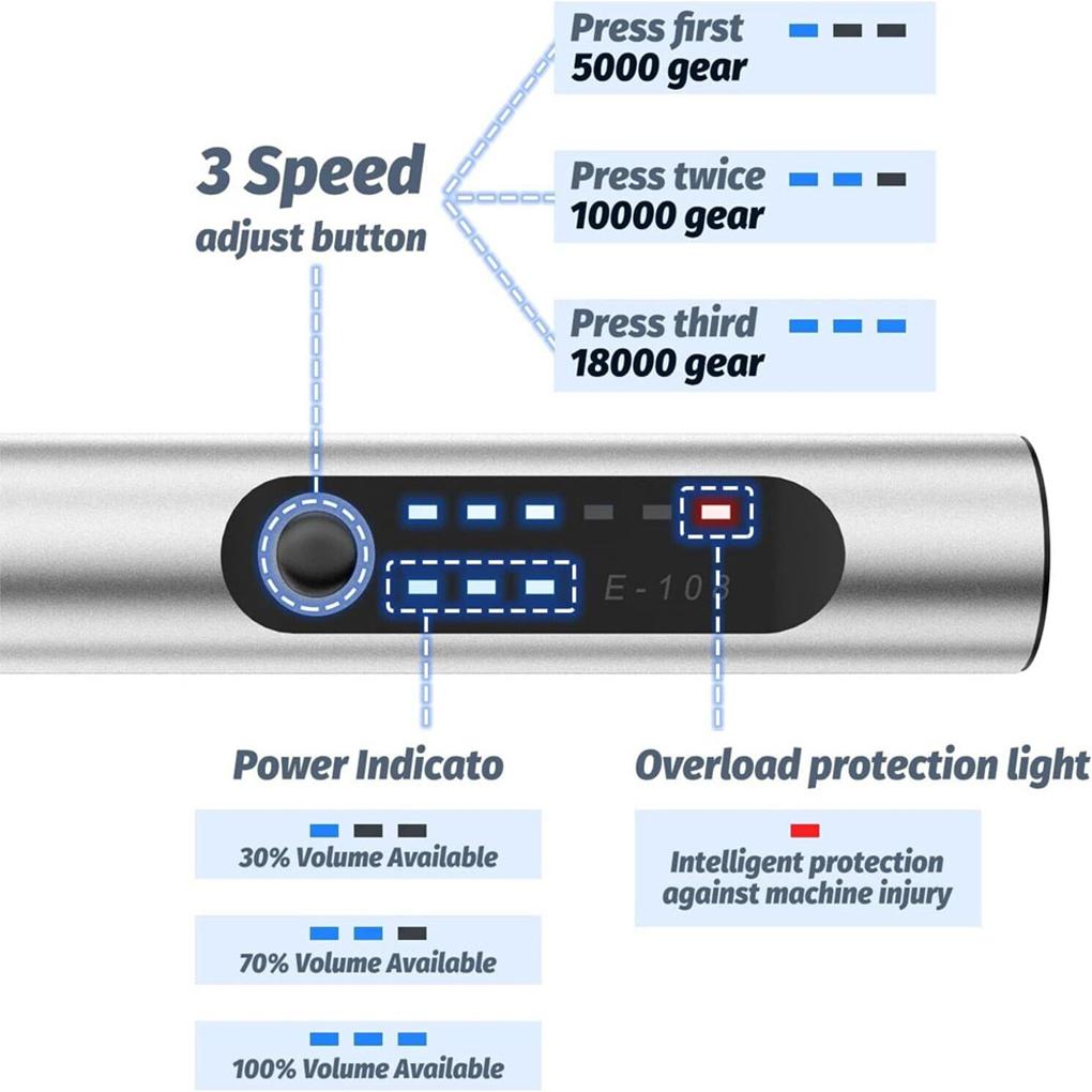 35000R/M Unelte Micro Gravură Bijuterii Pix Gravură Electrică Gravură Miniatură Set Unelte Gravură