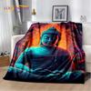 HD Buddha Buddhismus Víra Meditující Náboženství Sakyamuni Bodhisattva Modlitební deka Měkká deka pro domácí postele Pohovka Kid