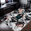 Kpop idle Rug Office Carpet Non-Slip Mat, Chair Rug Floor Covering for Gaming, Bedroom, Living Room , Home Decor Christmas Gift