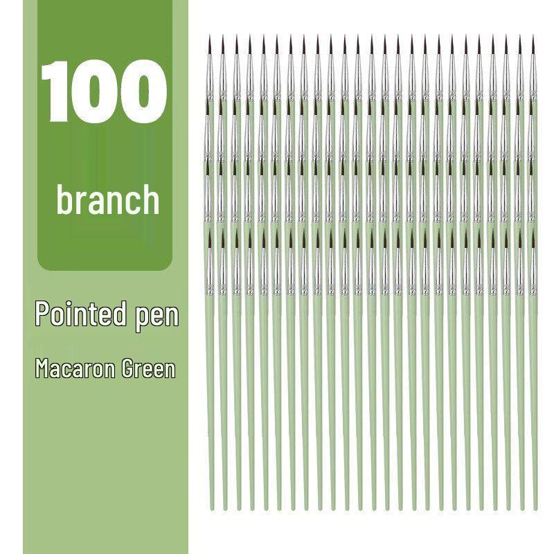 Wei Zhuang Kids' DIY Plaster Nylon Fine Liner Blue Brush for Oil Painting & Graffiti.