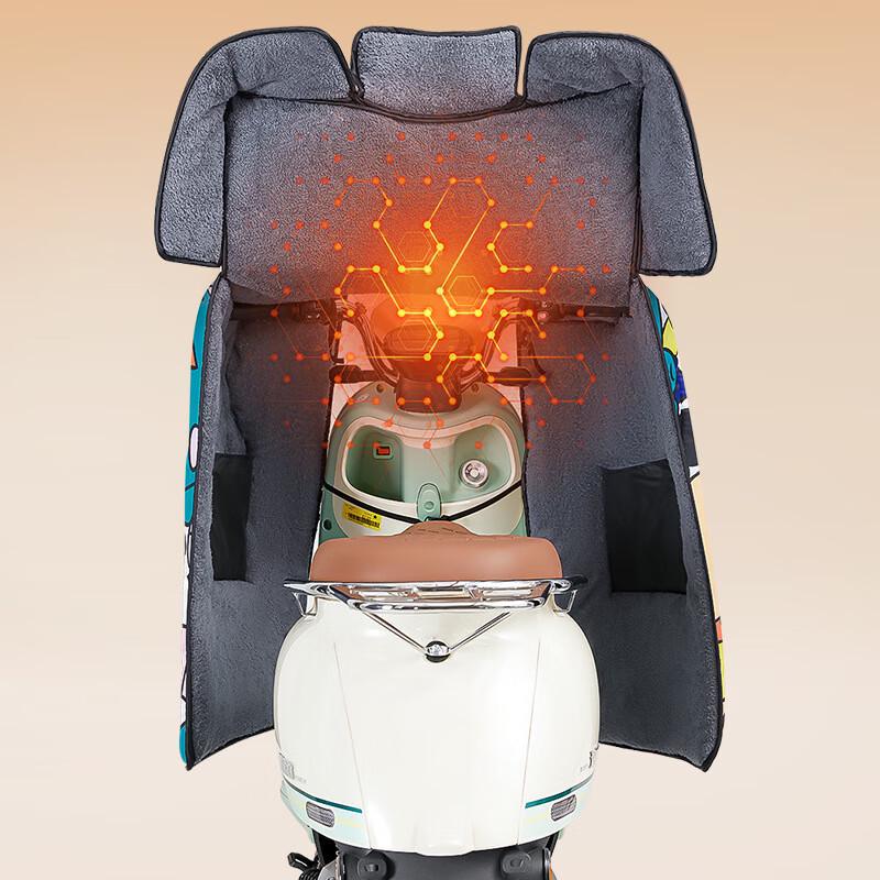 Elektryczny Skuter Zimowy Ponczo Wiatroodporne