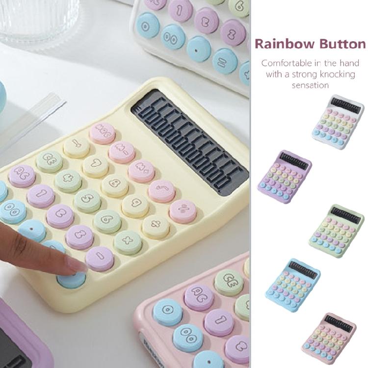 Fun and Functional 12Digit Calculator with Ergonomic Design Mechanical Keyboard Calculator for Accurate Input