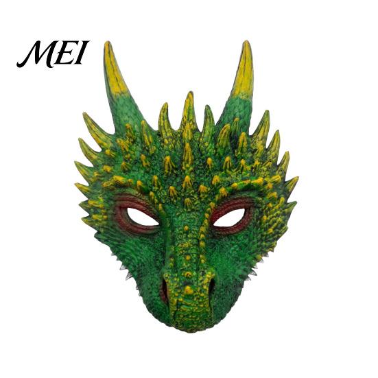 Breathable Cosplay Props for Adults Dragon Masque Adults, Halloween 3D Detailed Comic Exhibition Headgear Full Face Festival, Carnival Masquerade