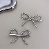 Beaded Bowknot Hair Clip Female Duckbill Clip Hairpin Sweet Ballet Hair Decors