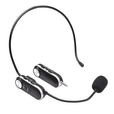 UHF Headset Wireless Microphone Professional Wireless Mic Set 6.35mm Receiver for Speaker Voice Amplifier for Teaching Training Tour Guide Teacher