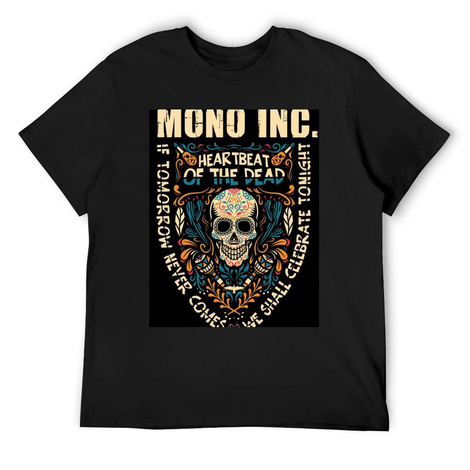 

MONO INC. Heartbeat of the Dead T-Shirt essential t shirt custom shirt tops baggy shirts mens t shirt 4XL