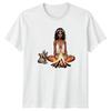 Unisex Campfire Bohemian Camping Outdoors Unisexs TShirt Unisexs Tee Graphic Top