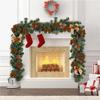 Samt Weihnachts Schleifen 6-Zoll 12er-Pack Vintage Rot Baumschleifen Ornamente für Weihnachtsbaum Hochzeit, Kranz, Geschenkverpackung & Gastgeschenke