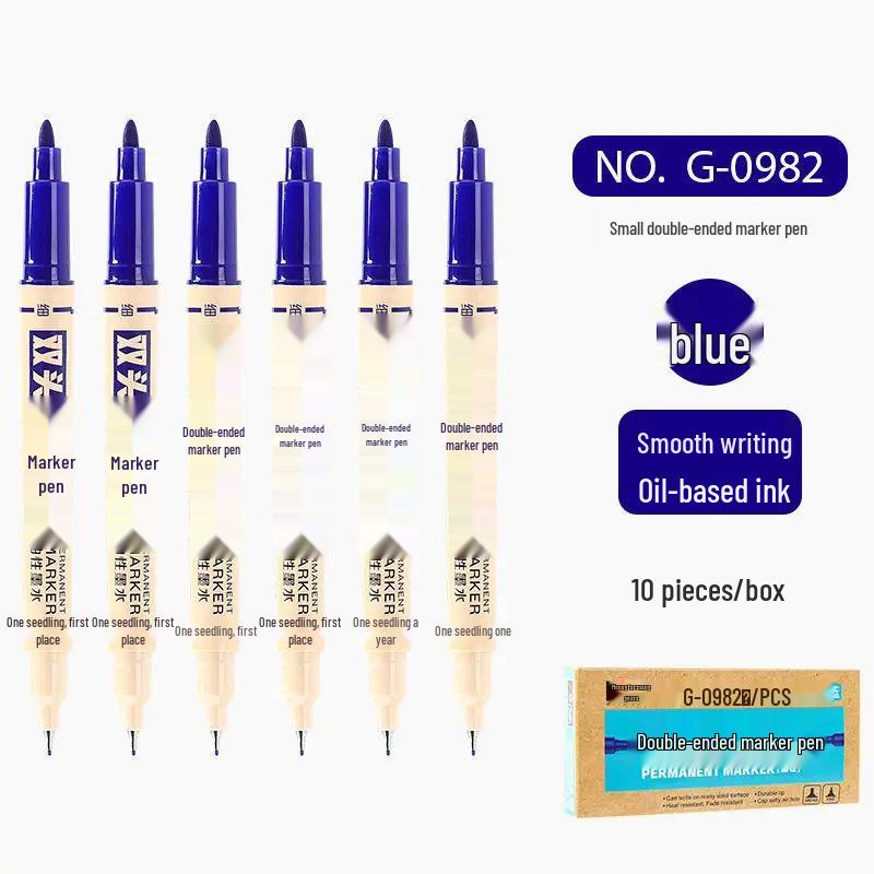 Jin Wannian G-933 Dual-Tip Oil-Based CD Marker – Waterproof Fine and Thick Lines