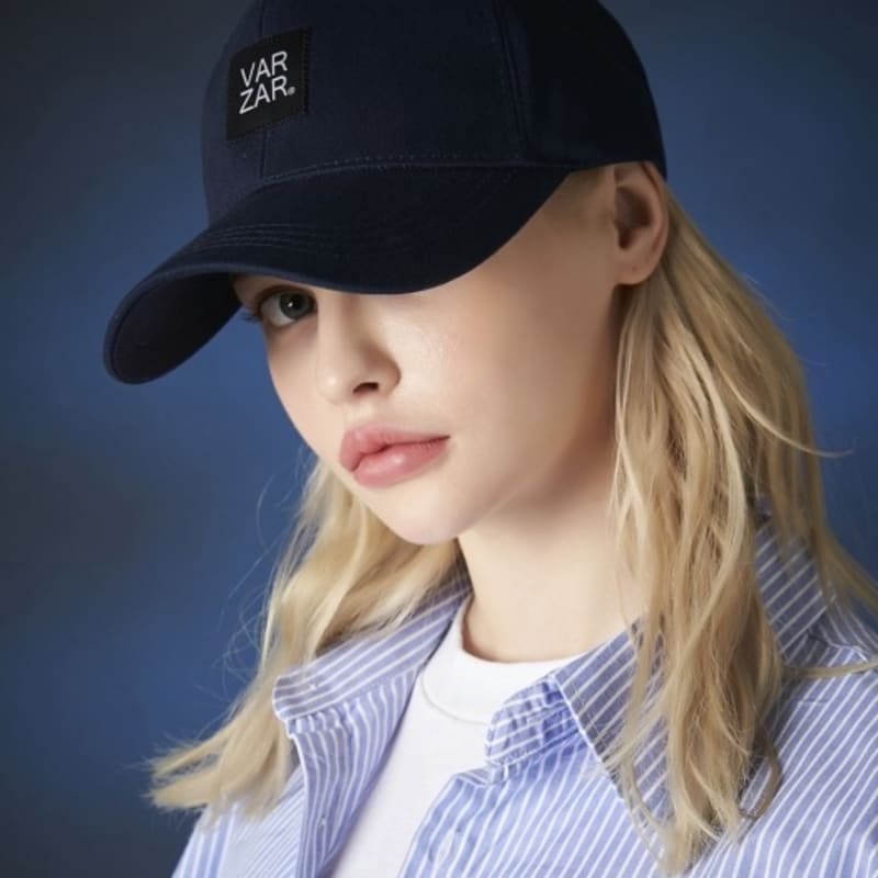 

VARZAR VARZAR Label Overfit Ball Cap Navy FREE