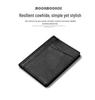 Men's Genuine Leather RFID-Blocking Slim Card Holder