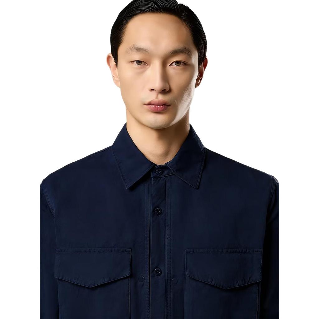 Stone Island Flip Pocket Long Sleeve Shirt Men shirts L1S151200012S0F36-V0020