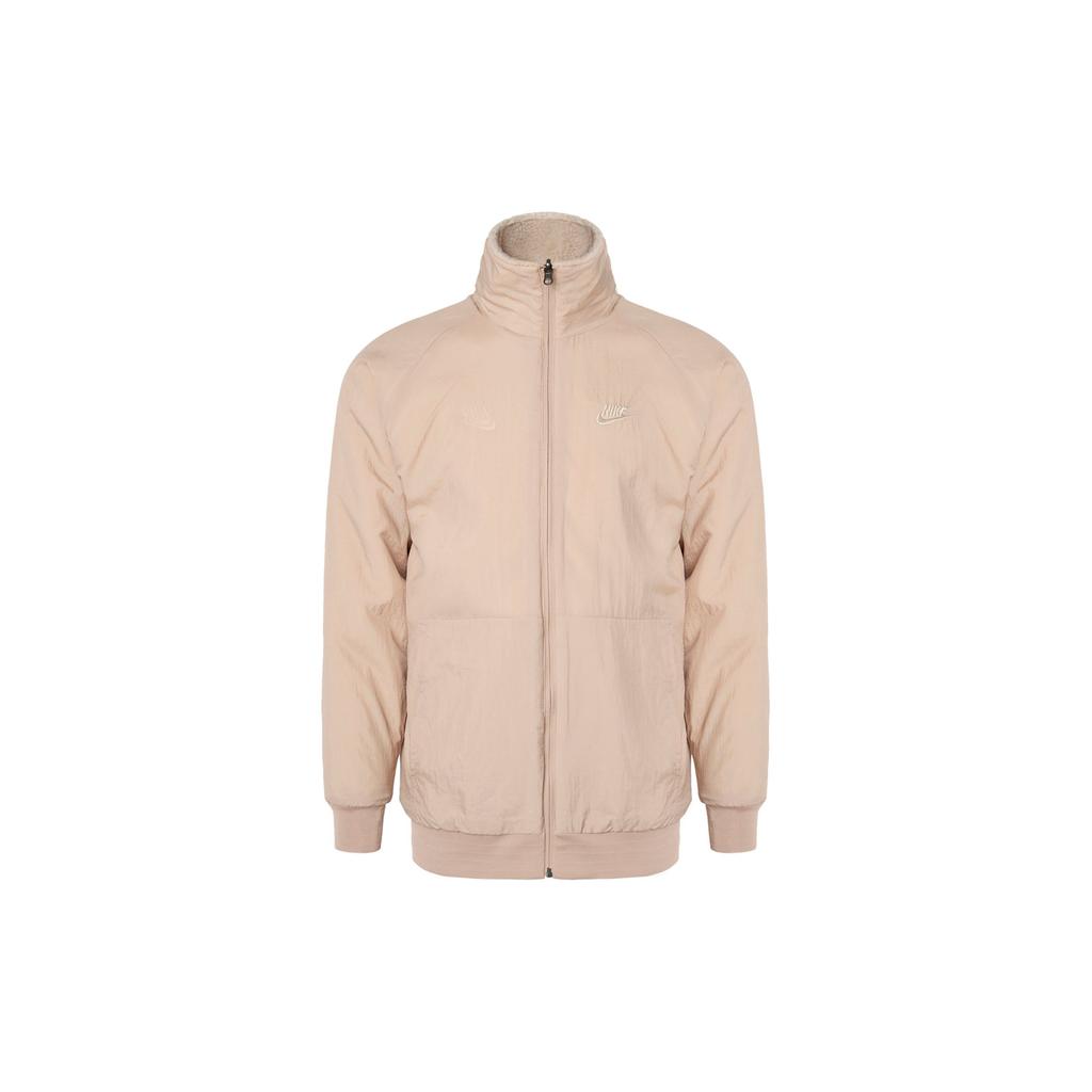 Nike Embroidered Reversible Jacket Men Outerwear Khaki DZ4713-126