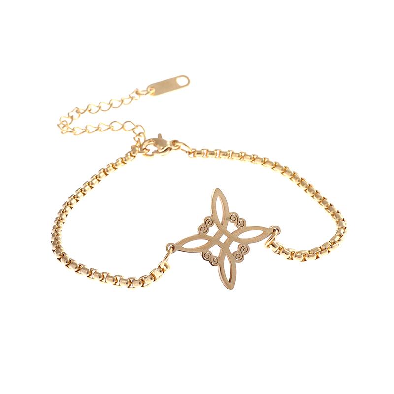 Women Witch Knot Ring Stainless Steel Adjustable Irish Celtic Knot Amulet Jewelry Supernatural Opening Witchcraft