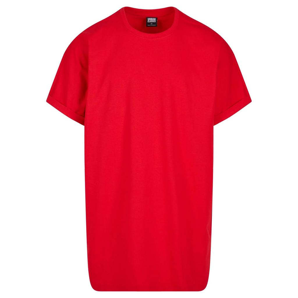 Urban Classics Mens Long Turn Up Shaped T-Shirt