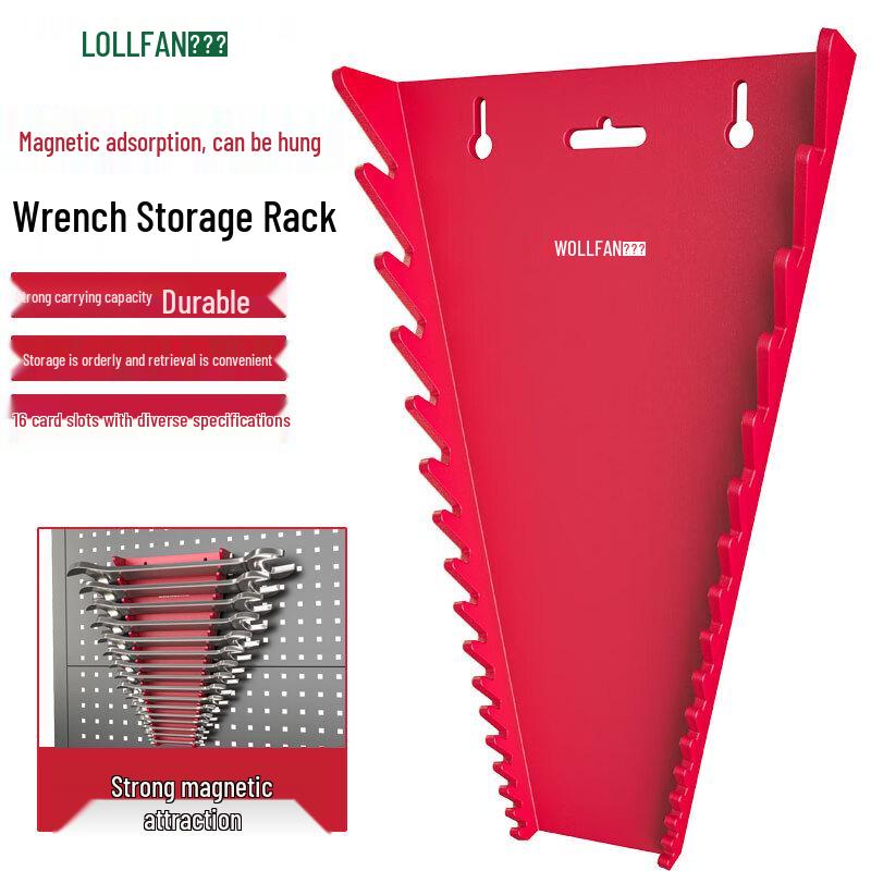 WOLL FAN 16-Slot Magnetic Wrench Holder