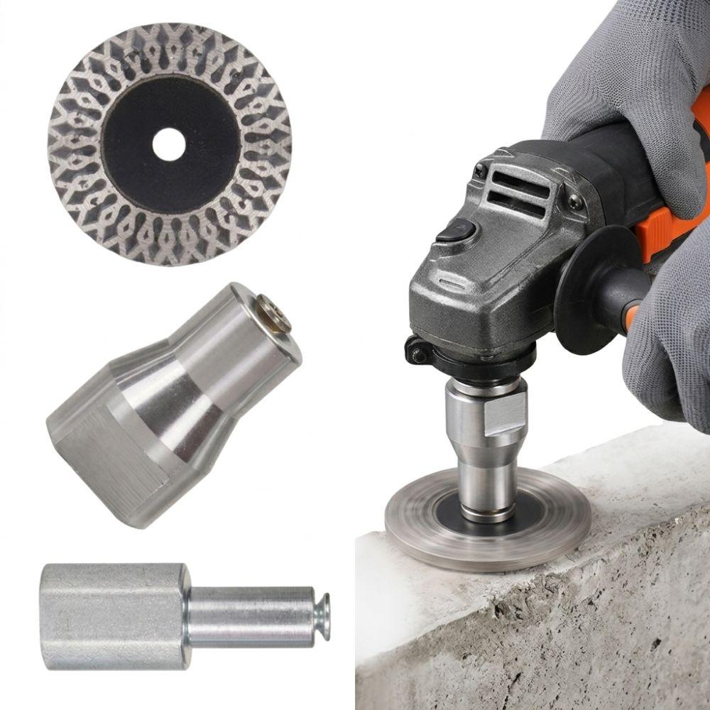 40mm M14 Extended Connecting Rod Grinding Discs For Granite, Marble, Concrete, Ceramic, Porcelain