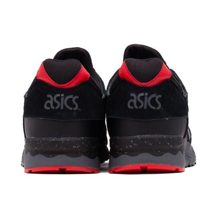 ASICS GEL LYTE V Black Grey Breathable Unisex Sports Shoes 1191A310-002
