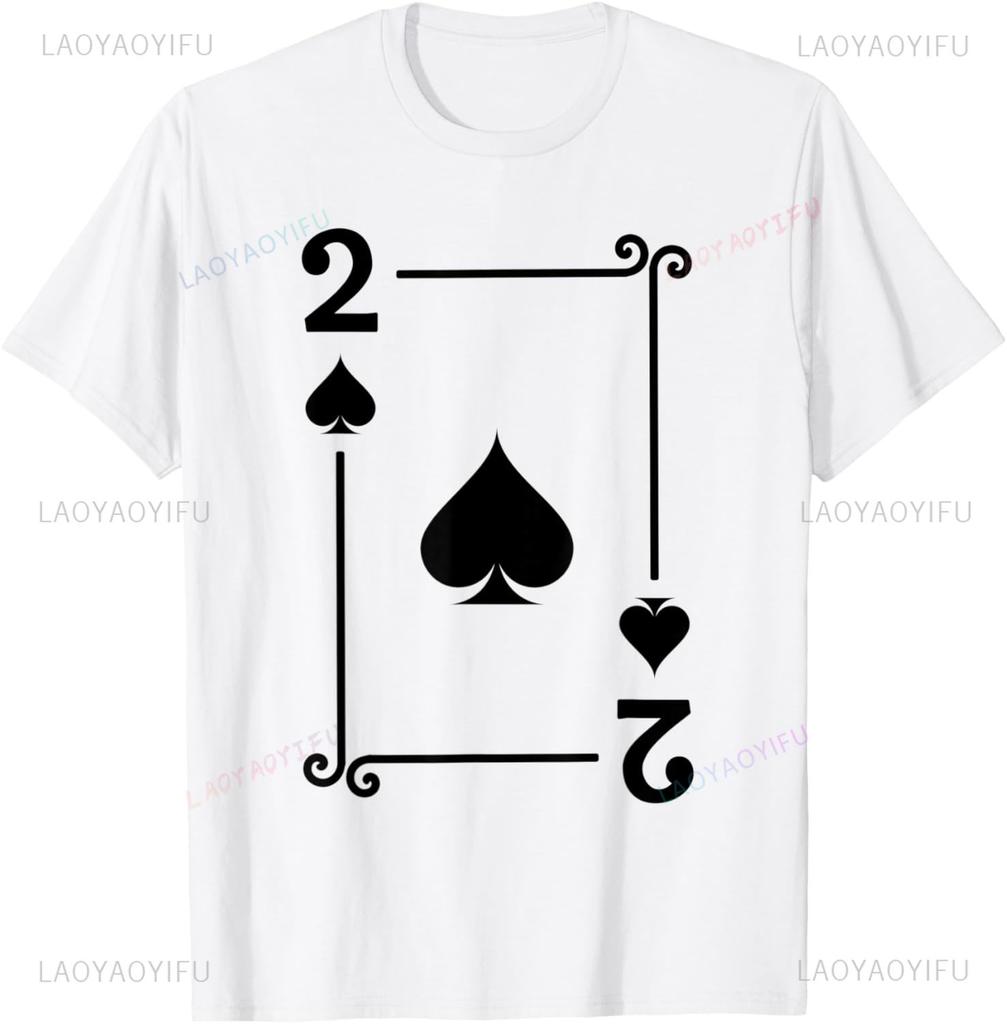 Playing Cards Costume -   Diamonds Card Poker T-Shirt Unisex Summer Streetwear Tops Camiseta