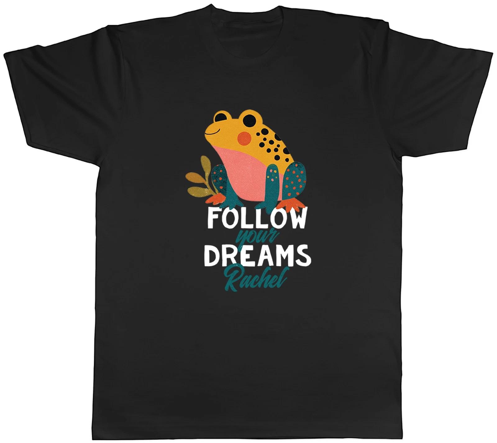 Personalised Follow your Dreams Artistic Frog Mens T-Shirt Tee Gift Top XXXL