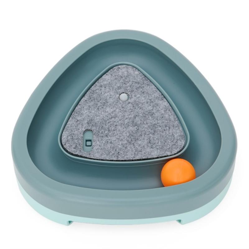 Toy Electronic toy for cat Interactive electric turntable Ball for cat Automatic cat Enchanter cat Funny cat Funny toy | Toys for cats (green)