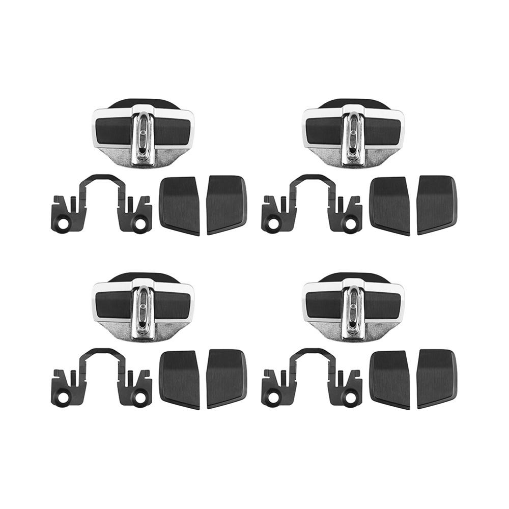 

4 Set Car Door Lock Stabilizer Protector Lock Buckle Cover For Subaru All Series