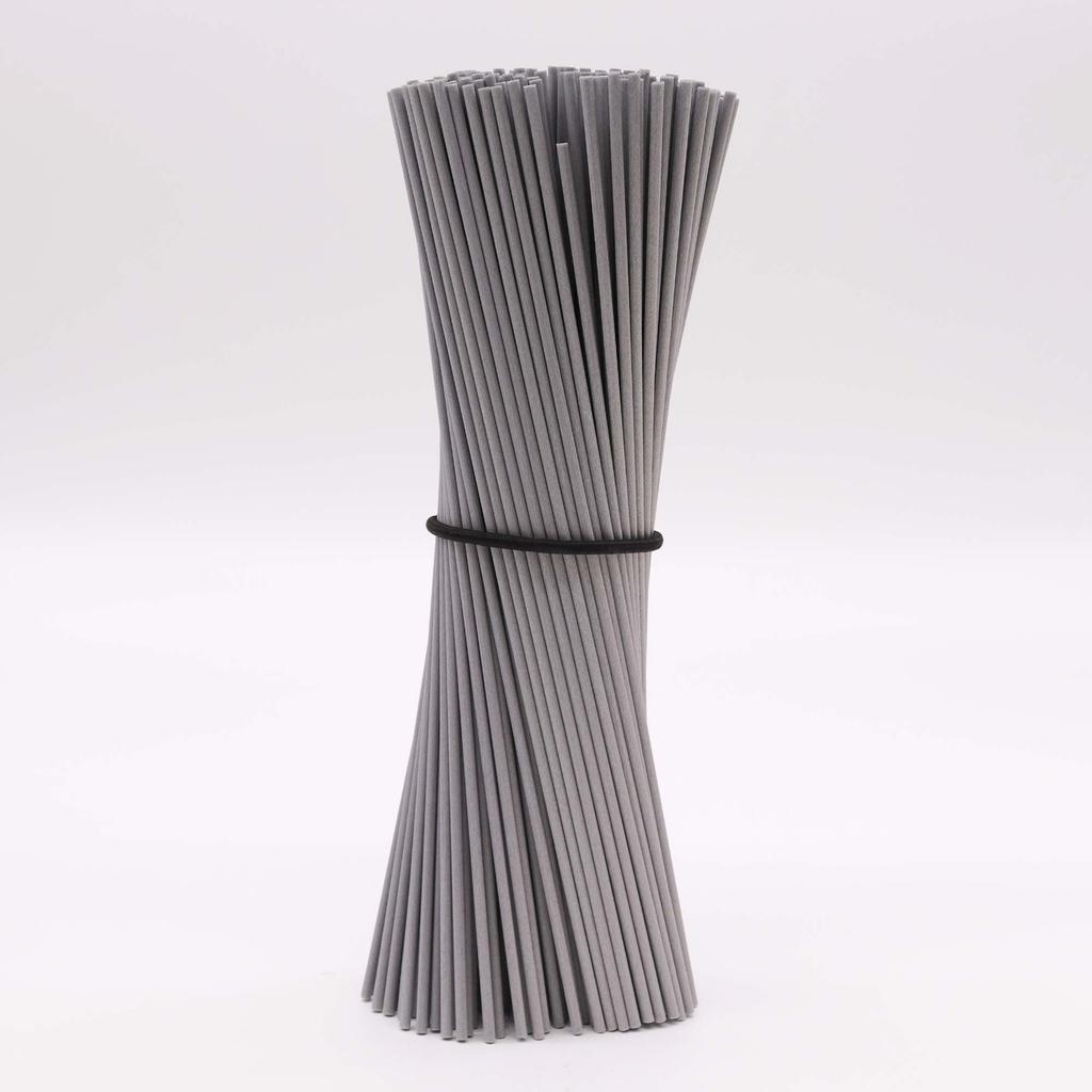 Rattan Fiber Sticks 3mm/25cm - Gray 100pcs