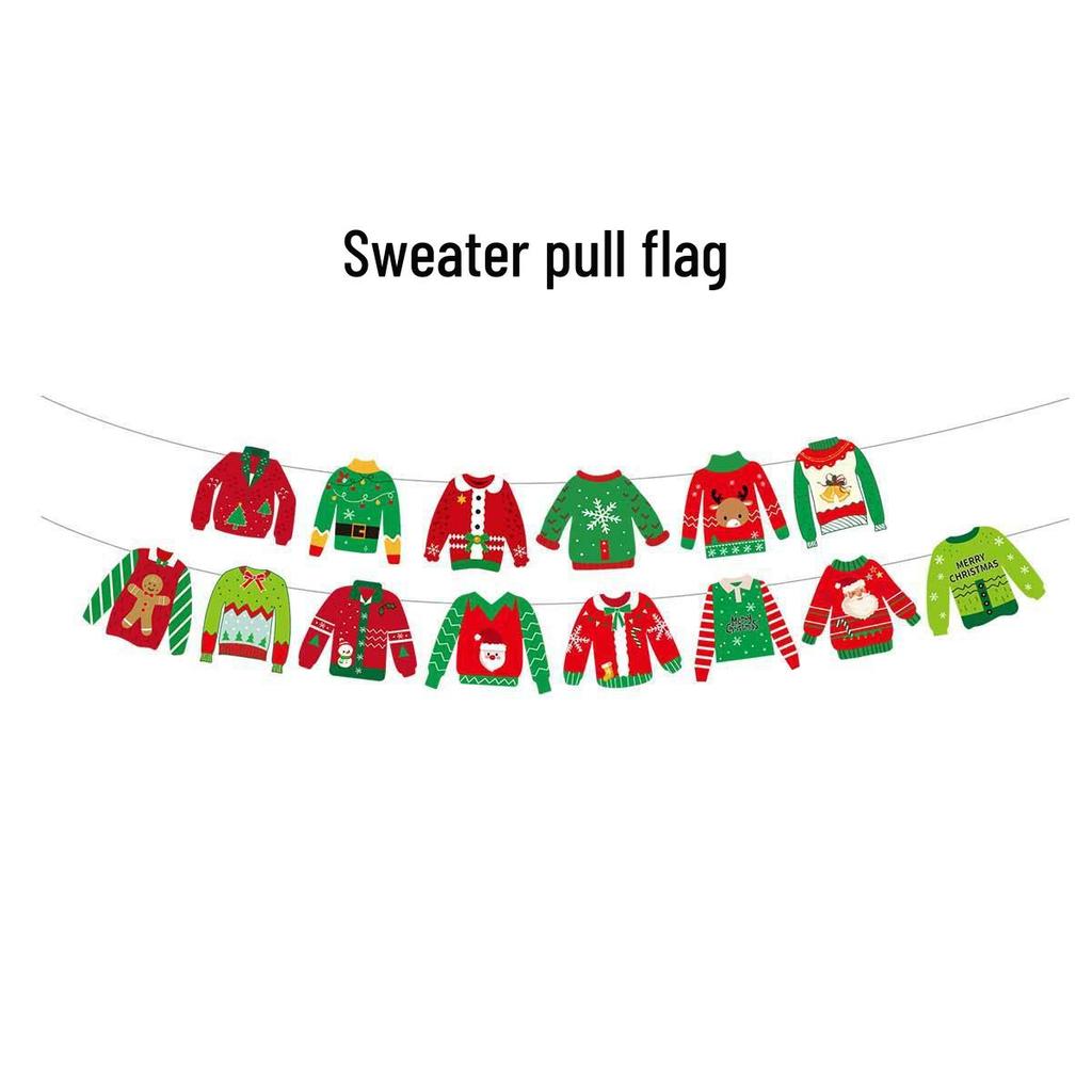 Birthday & Holiday Fishtail Bunting Banner for Parties