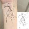 Vascular Lightning Juice Temporary Tattoo Stickers Waterproof Lines Semi Permanent Blood Vessels Tattoo Dark Arm Crack Tattoos