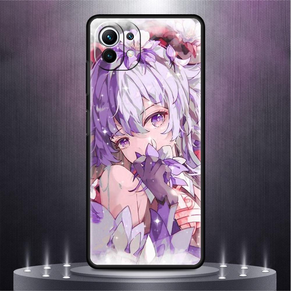 

Чехол для Xiaomi Mi Poco X3 X4 NFC M3 Mi 11 11T 10 T 9T 12 9 10T Lite, силиконовый чехол на заднюю панель телефона Genshin Impact Raiden Shogun Baal Xiaomi Poco M3