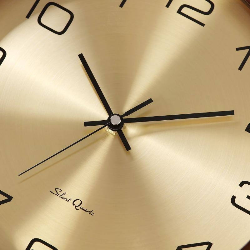 Decorative Wall Clock Modern Wood Wall Watch Luxury Aesthetic Pendulum Clocks Silent Minimalist Elegant Living Room Watches