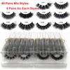 RED SIREN Wholesale Bulk Items Strip Lashes 5/10/50 Pairs Fluffy Natural Eyelashes Vendor Short Wispy Mink Eyelashes Makeup