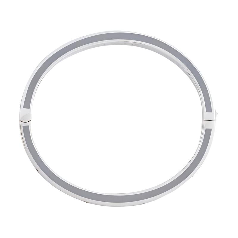 COACH Solid color design, enamel brass bracelet, same style for men and women, blue синий