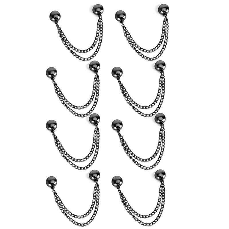 Exquisite DIY Sewing Supplies Hooks Chain Magnetic Buckle Brooch Buckles Roll Up Pants Legs Alloy Change Shorts Trouser Legs